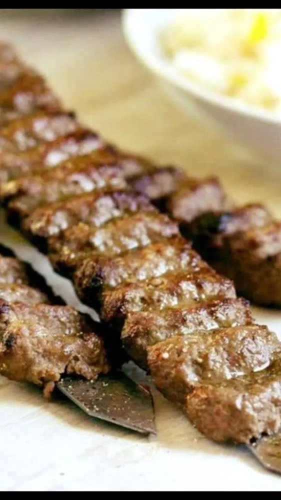 Ground Beef Kabab Platter