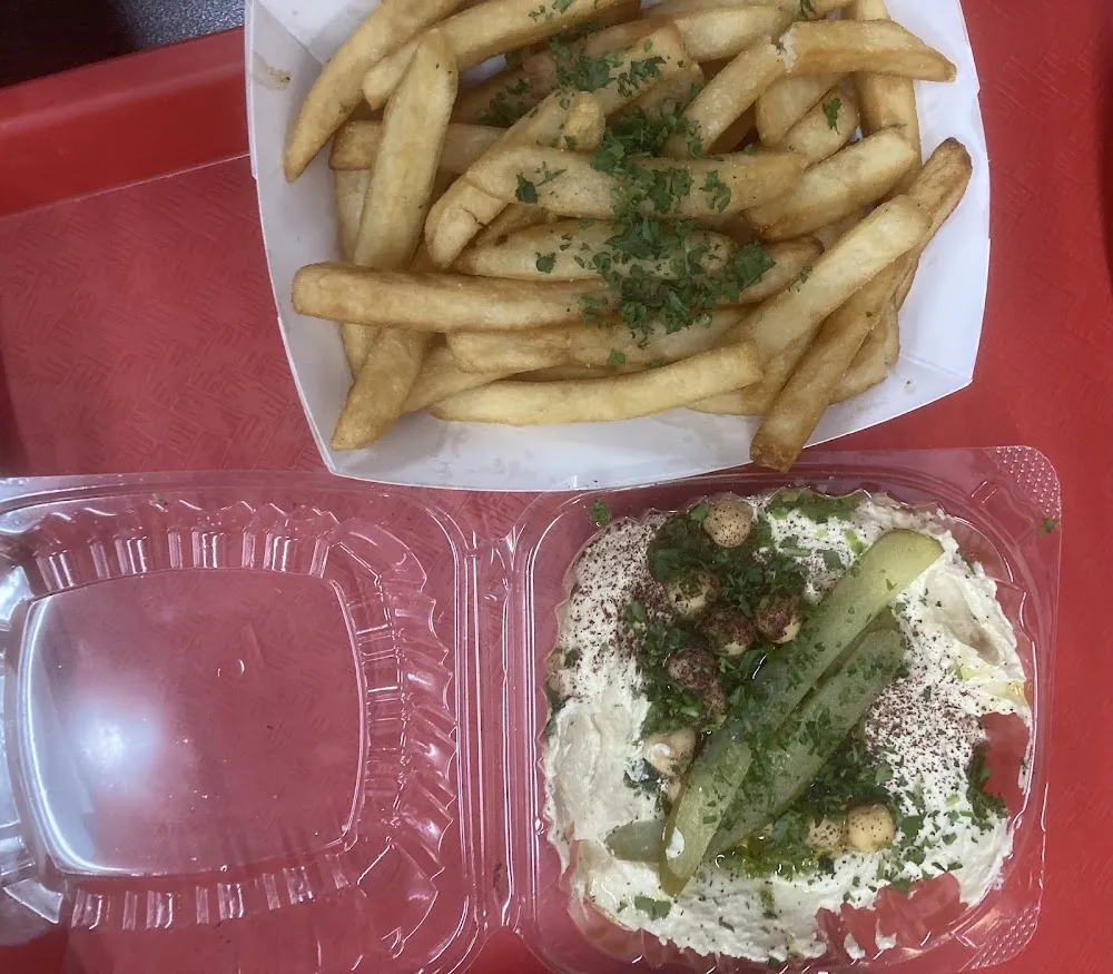 Hummus and Fries